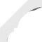 Ekena Millwork 5-in. W x 6-in. D x 6-in. H Balboa Architectural Grade PVC Knee Brace BRCP05X06X06BOA - alternate 6